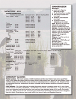 Surry County Chamber of Commerce Kiosk unfolded