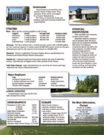 Surry County Chamber of Commerce Kiosk unfolded